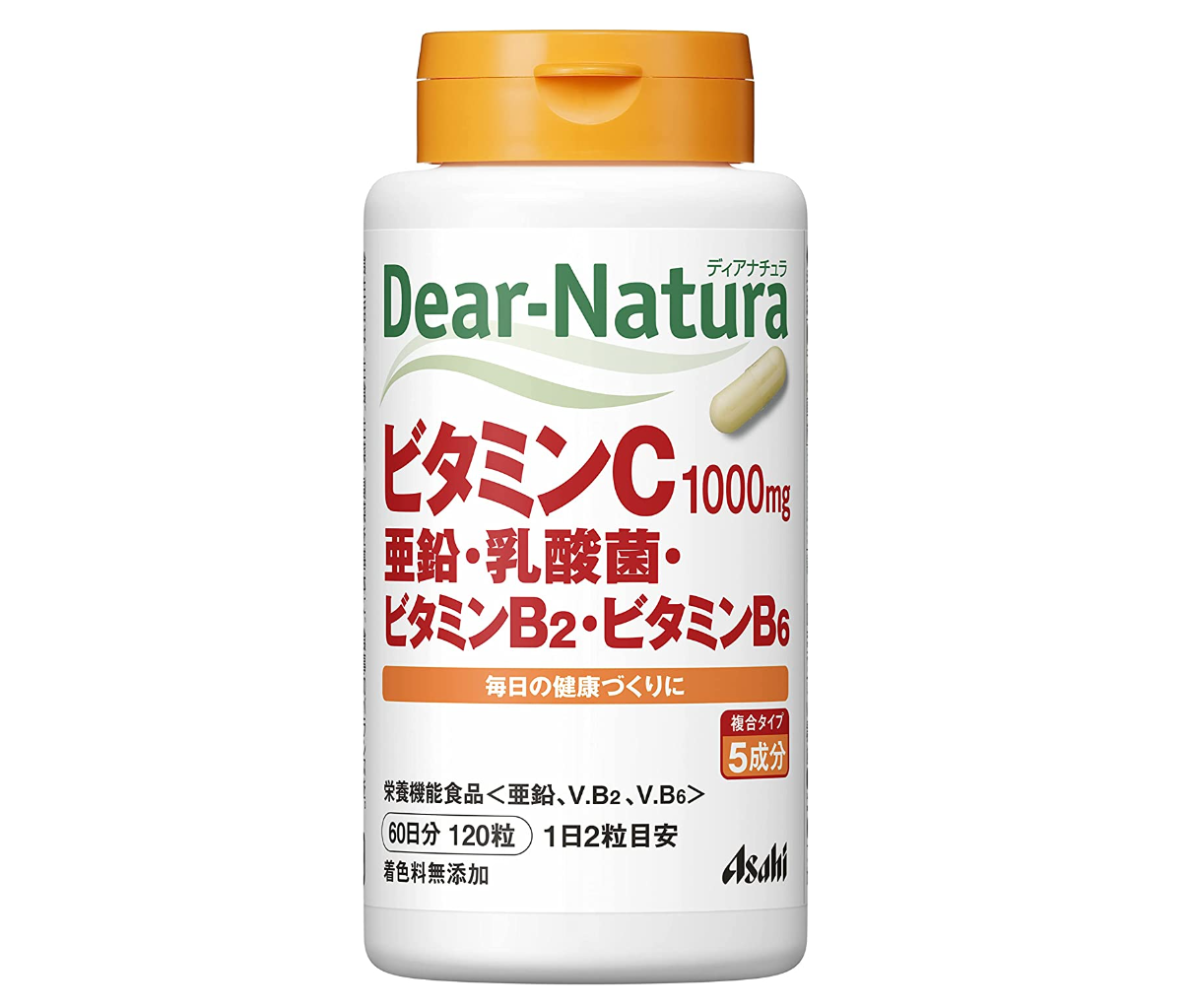  Vitamin C/B2/B6/Kẽm/Lactic Acid Bacteria Dear Natura 60 ngày/120v 