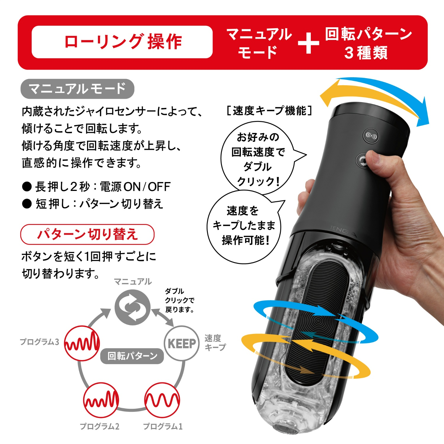  TENGA FLIP 0 (ZERO) ELECTRONIC VIBROTATION 