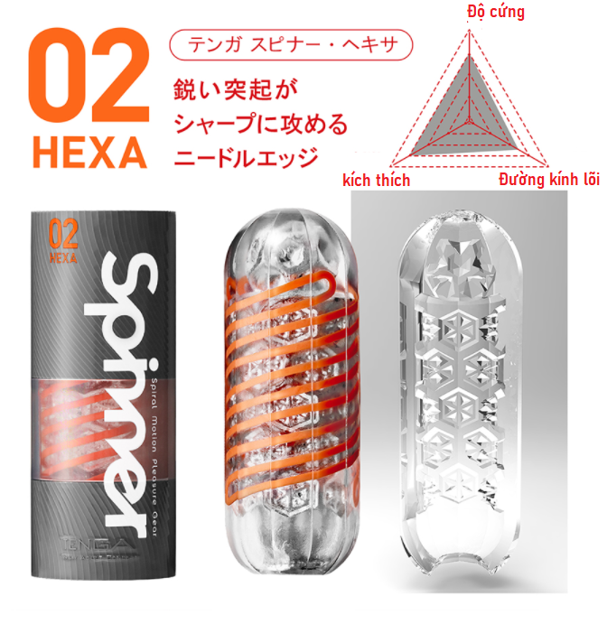  TENGA SPINNER 6 STYLES 