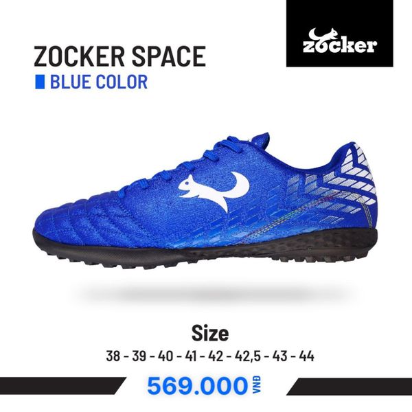 Giày đá banh cỏ nhân tạo Zocker Space Blue