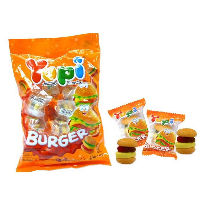 CD- Kẹo dẻo Cola Burger Gummy Candy Yupi 8g  (viên)