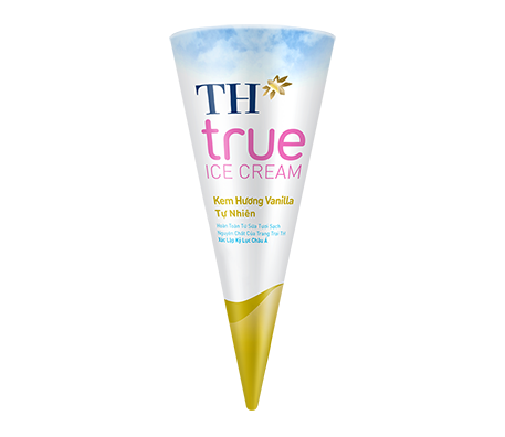 IC- Natural Vanilla Flavor Ice Cream TH True 73g ( pack )