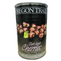 FRT- Quả anh đào ngâm Oregon Trail 425g - Dark Sweet Cherries ( Tin )