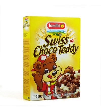 G- Ngũ cốc socola Familia 250g - Swiss Choco Teddy (hộp)