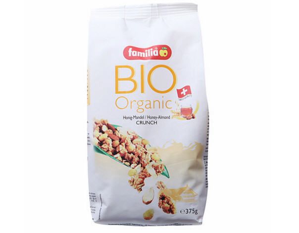 G- Ngũ cốc mật ong hạnh nhân - Bio Organic Honey Almond Familia 375g (Pack)