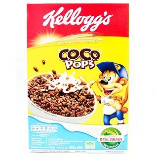 G- Ngũ cốc socola - Coco Pops Kellogg's 220g (Bịch)