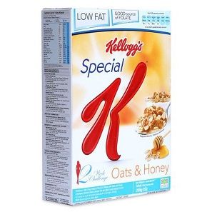 G- Ngũ cốc Oats & Honey Special K Kellogg's 209g (Hôp)