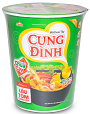 NDI- Mì tôm lẩu chua cay Cung Đình 65g - Hot & Sour Prawn Hot Pot Noodle (Cup)