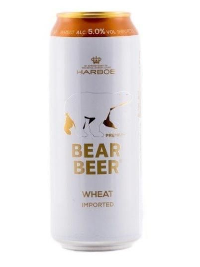 BBI- Wheat Bear Beer 5% Harboe 500ml ( can )