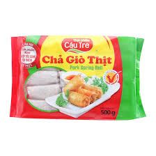 MD- Chả giò thịt heo Cầu Tre 500g - Pork Spring Roll Cau Tre 500g ( pack )