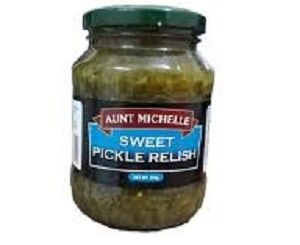 PK- dưa ngâm chua ngọt - Sweet Pickle Relish Aunt Michelle 370g ( jar )