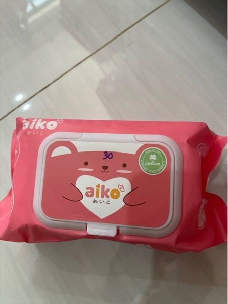 PU- Antibacterial Wet Wipes Aiko (HỒNG) T2