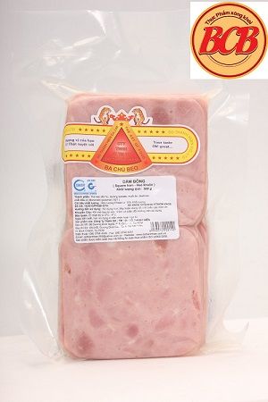 ME.CC- Ham vuông lát 500g - Square Ham Ba Chu Beo 500g ( pack )