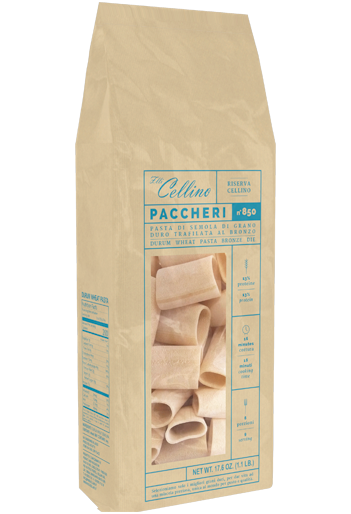 P- Nui Durum Wheat Pasta Paccheri 850 Cellino 500g (Gói)