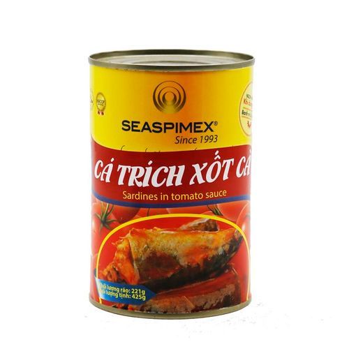 CDF- Cá trích xốt cà Seaspimex 425g - Sardines In Tomato Sauce ( tin )