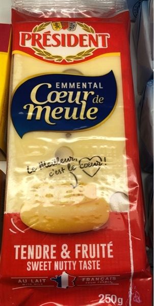 DA.C- Coeur de Meule Chesse Emmental President 250g T3