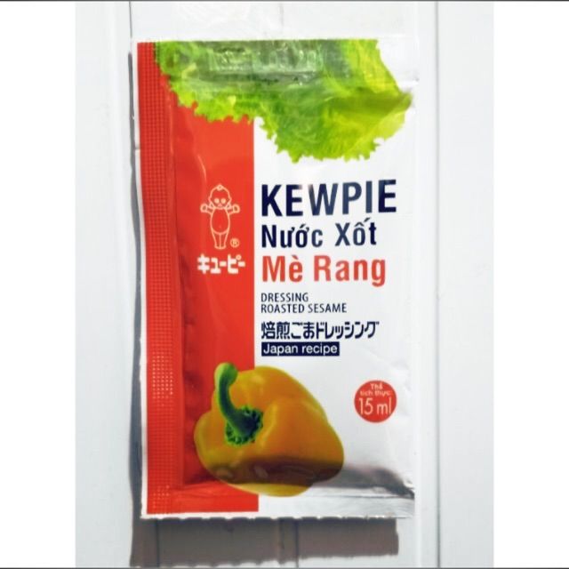 SS- Nước xốt mè rang Kewpie 15ml - Roasted Sesame Dressing Kewpie 15ml ( pack )