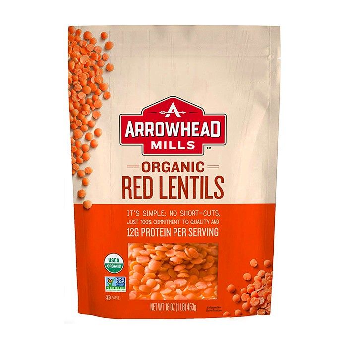 N- Đậu lăng đỏ hữu cơ Arrowhead Mills 153g - Organic Red Lentils ( Pack )