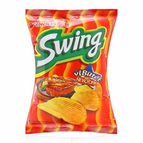 PC.S- Bánh khoai tây vị bít tết Swing 36g - Beef Steak Snack (Pack)