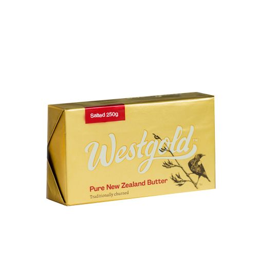 DA.B- Bơ mặn New Zealand Westgold 250g - Salted Pure New Zealand Butter Westgold 250g (Pcs)