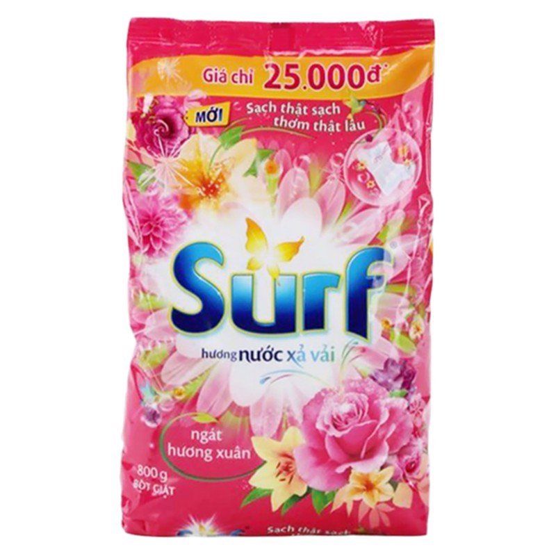 PU.H- Bột giặt Surf ngát hương xuân - Washing Powder Spring Incense Surf 800g ( pack )