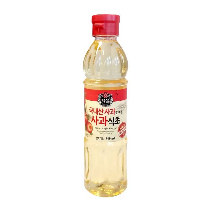 V- Giấm táo Hàn Quốc Beksul 500ml - Apple Vinegar Korean ( Bottle )