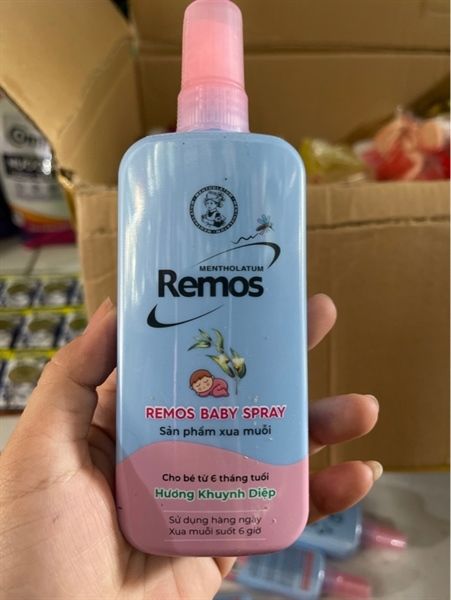 PU- Anti-mosquito Spray For Baby Over 6 Months Old Remos 150ml T11