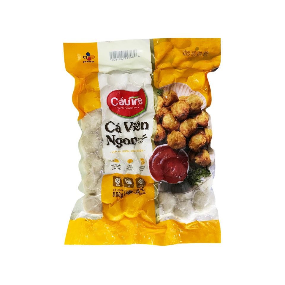 PF- cá viên cầu tre - Fish Ball Cầu Tre 250g ( pack )