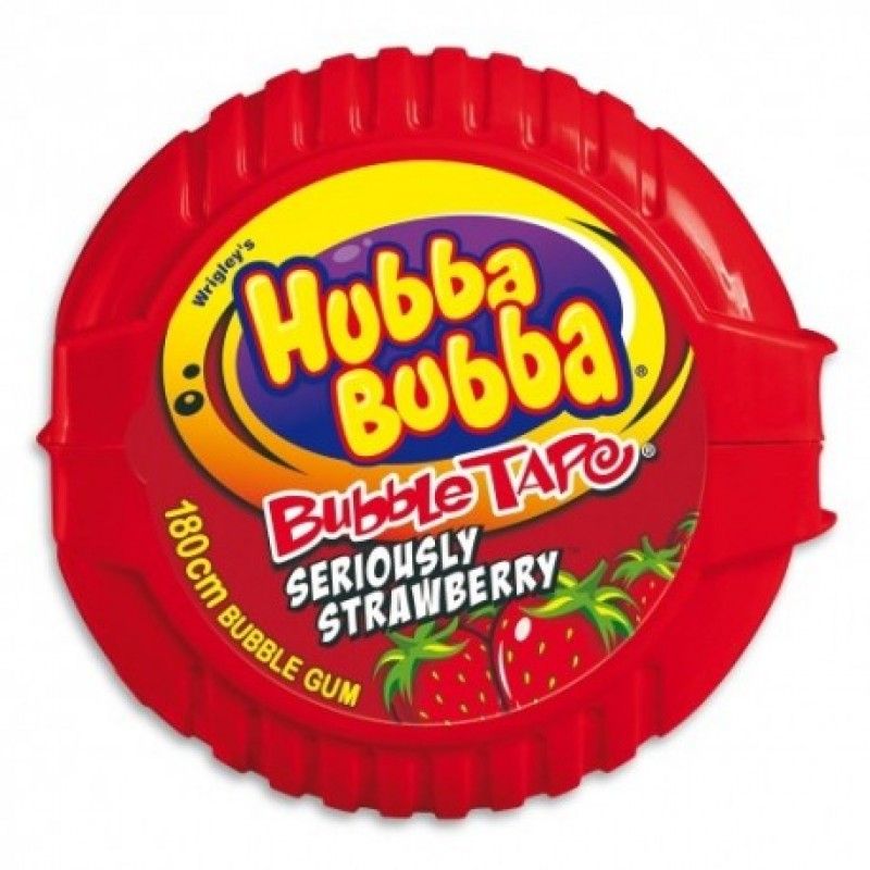 CD- Kẹo gum cuộn vị dâu - Seriously Strawberry Hubba Bubba 56g (Pcs)