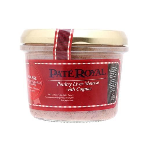 CDF- Pate gan gà vịt Royal 180g - Poultry Liver Mousse With Cognac Paté ( jar )