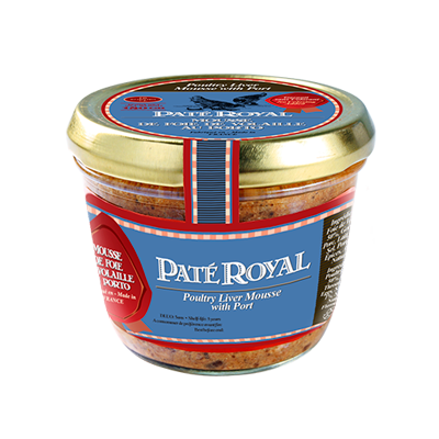 CDF- Pate gan gà vịt Royol 180g - Poultry Liver Mousse With Port Pate ( jar )