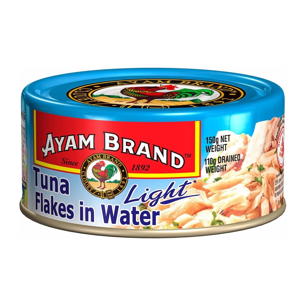 CDF- Cá ngừ ngâm nước Ayam Brand 150g - Tuna Flakes In Water Light ( Tin )