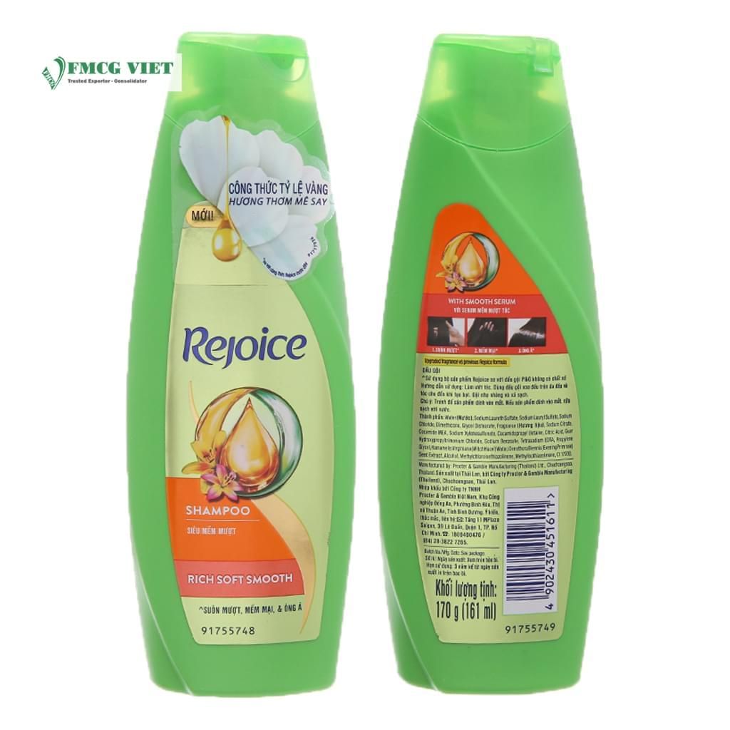 PU.PC- Dầu gội Rejoice siêu mềm mượt - Rich Smooth Shampoo Rejoice 170ml ( bottle )