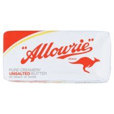 DA.B- Bơ lạt Allowrie 100g - DB, SG - Pure Unsalted Butter Allowrie 100g ( Pcs )