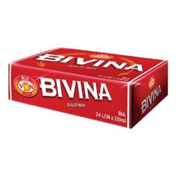 BE.LB- Bivina Export Larger Beer 330ml x 24 Tin T9