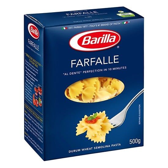 P- Mì nơ Barilla 500g - Farfalle (Hộp)