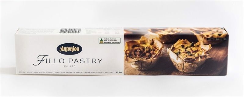 MW- Bột Ngàn Lớp Dạng Nở Antoniou 375g - Fillo Pastry Sheets Antoniou 375g ( box )