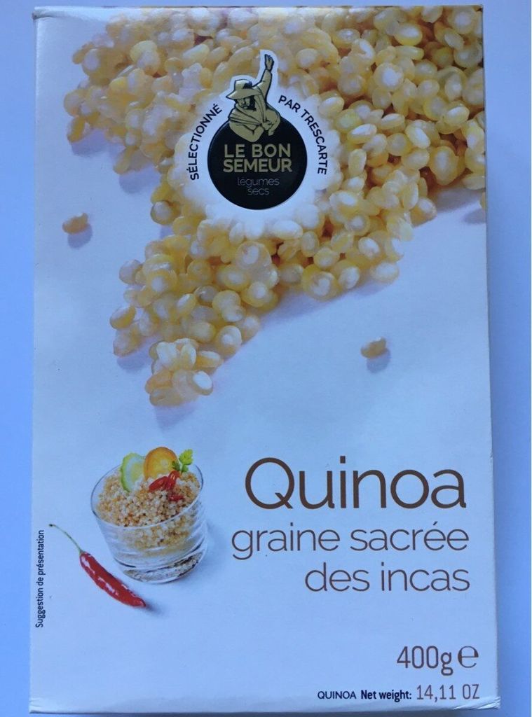 N- Hạt diêm mạch - Quinoa Graine Sacree Des Incas 400g ( Box )