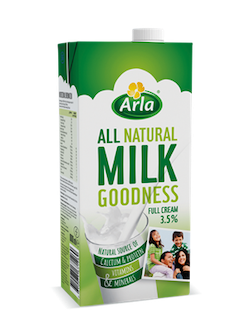 DA.M.P- UHT Full Cream Milk Arla 1L T7