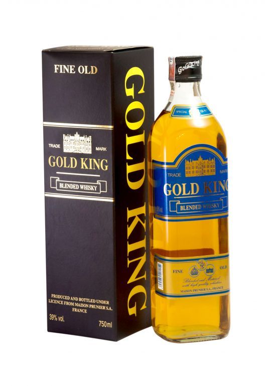 WI.WH- Gold King Blended Whisky 175ml (Bottle)