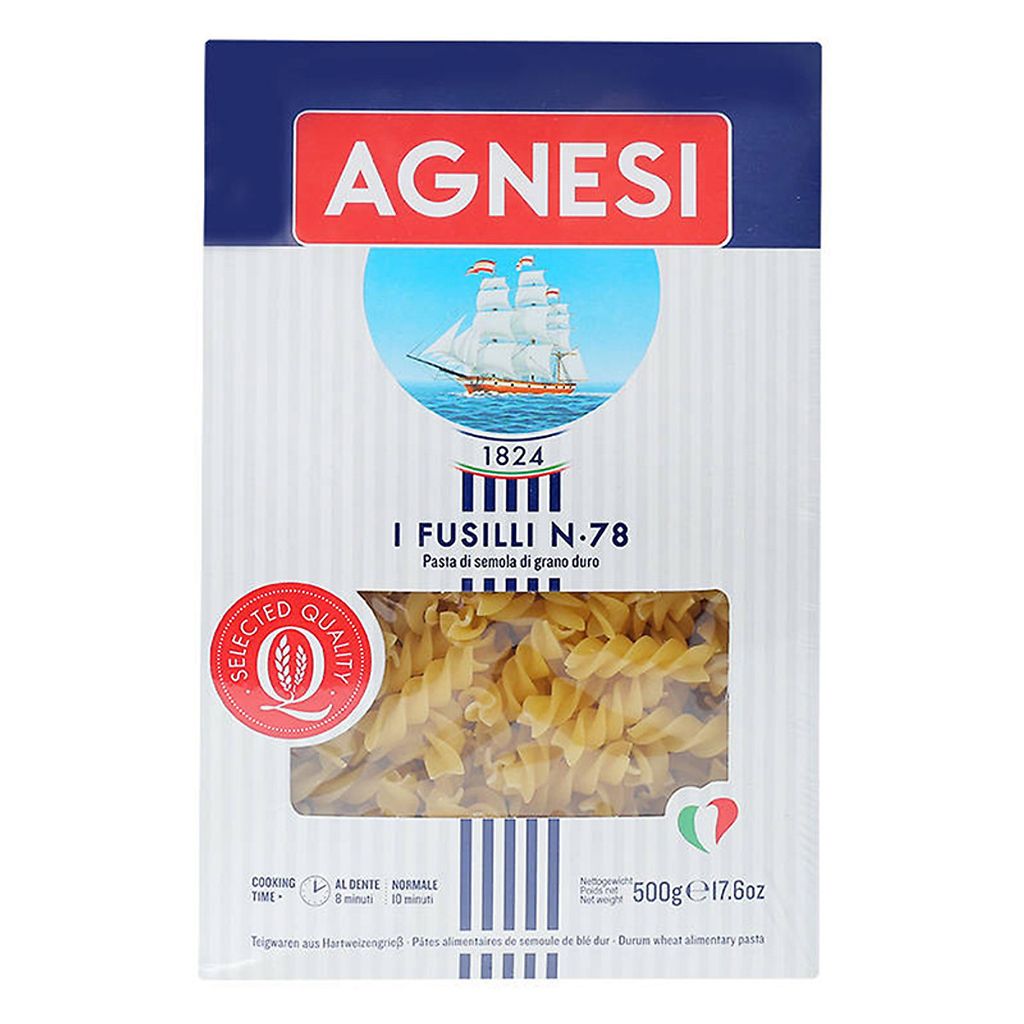 GR.P- Nui xoắn Agnesi 500g - Fusilli Pasta No.78