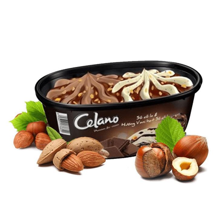 IC- Vanilla Chocolate Ice Cream Celano 100g ( pack )