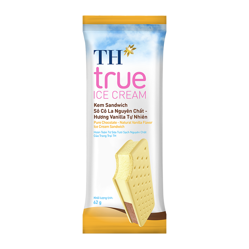 IC- Pure Chocolate Natural Vanilla Flavor Ice Cream TTrue 46g T10