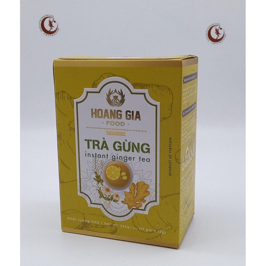 T-Instant Ginger Tea Hoang Gia 204g (Box)