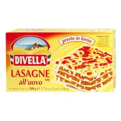 P- Mì lá Divella 500g - Lasagne All' Uovo N.108 (box)