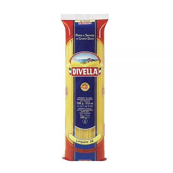 P- Mì Ý sợi dẹp Divella 500g - Linguine N.14 (gói)