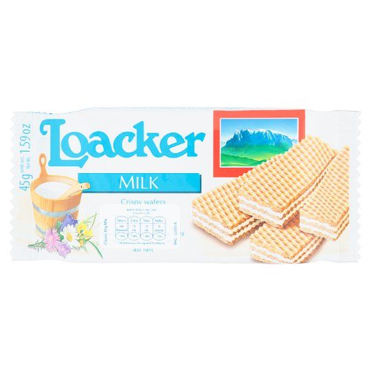 PC.P- Bánh xốp sữa - Milk Classic Loacker 45g (pack)