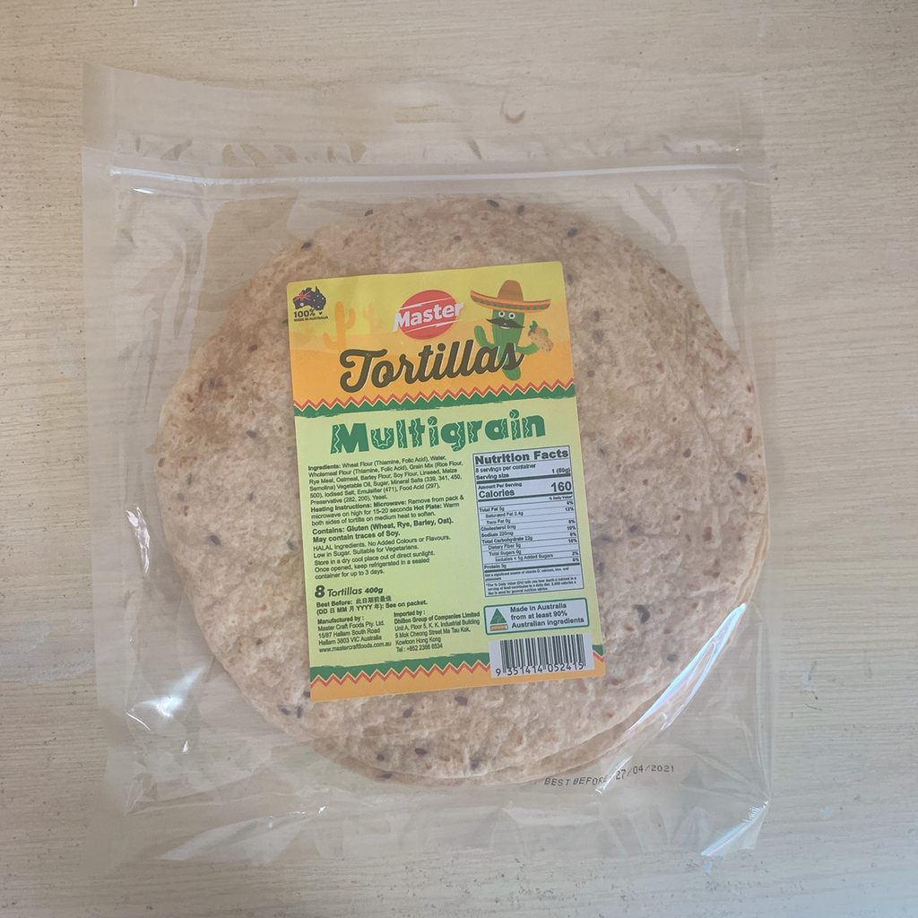 MW- Multigrain Tortillas Master Craft 400g (Pack)