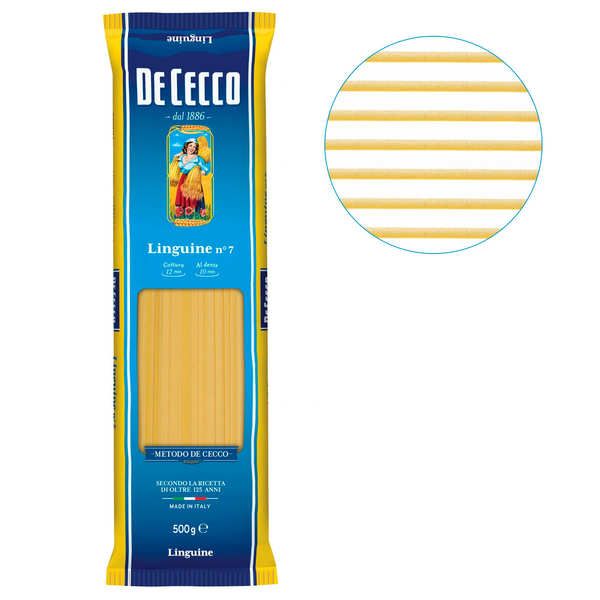 P- Mì Ý sợi dẹp De Cecco 500g - Linguine No. 7 Metodo (Gói)