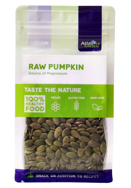 N- Hạt bí Atlas 265g - Raw Pumpkin ( Pack )